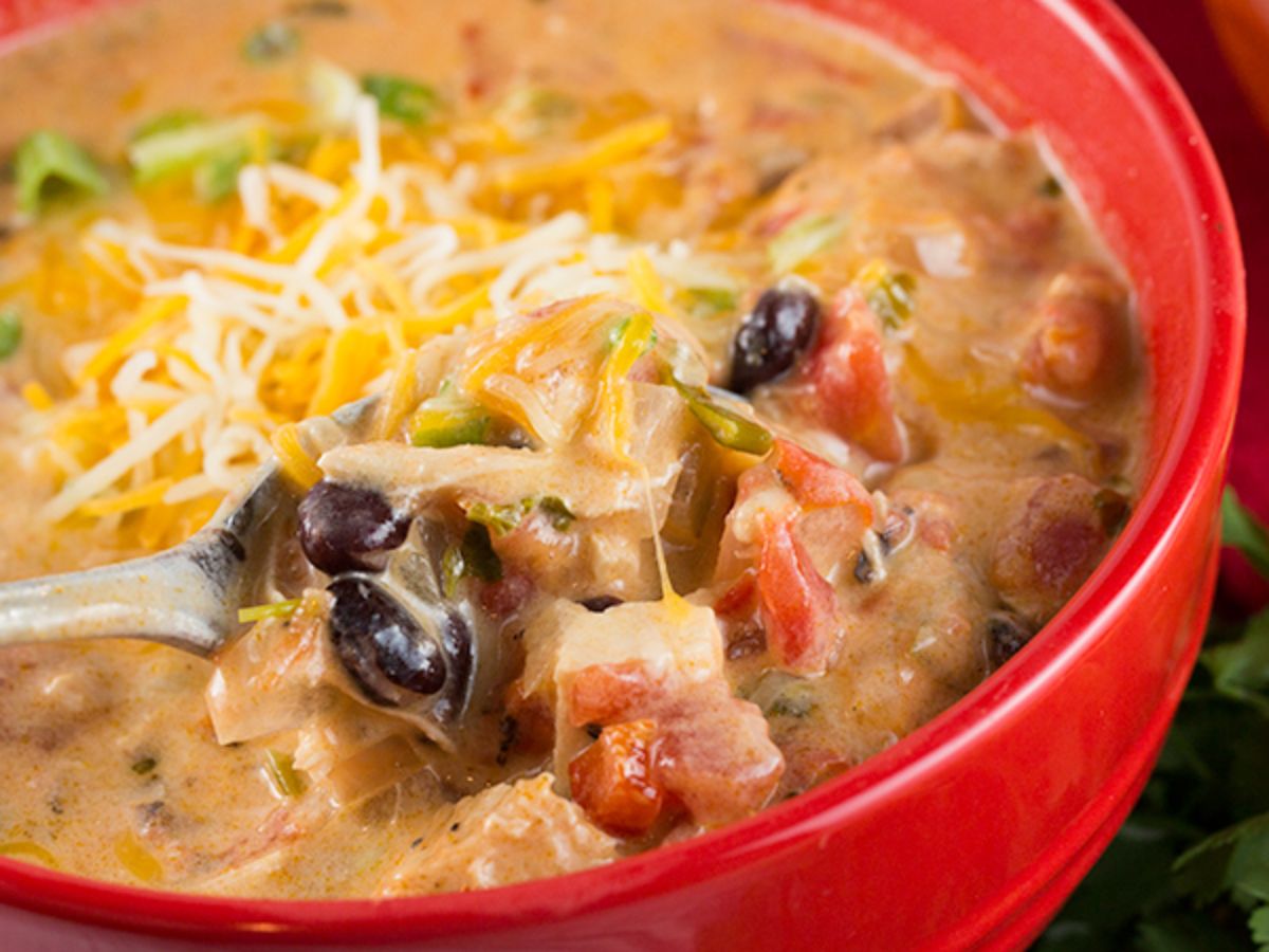 cheesy chicken enchilada soup