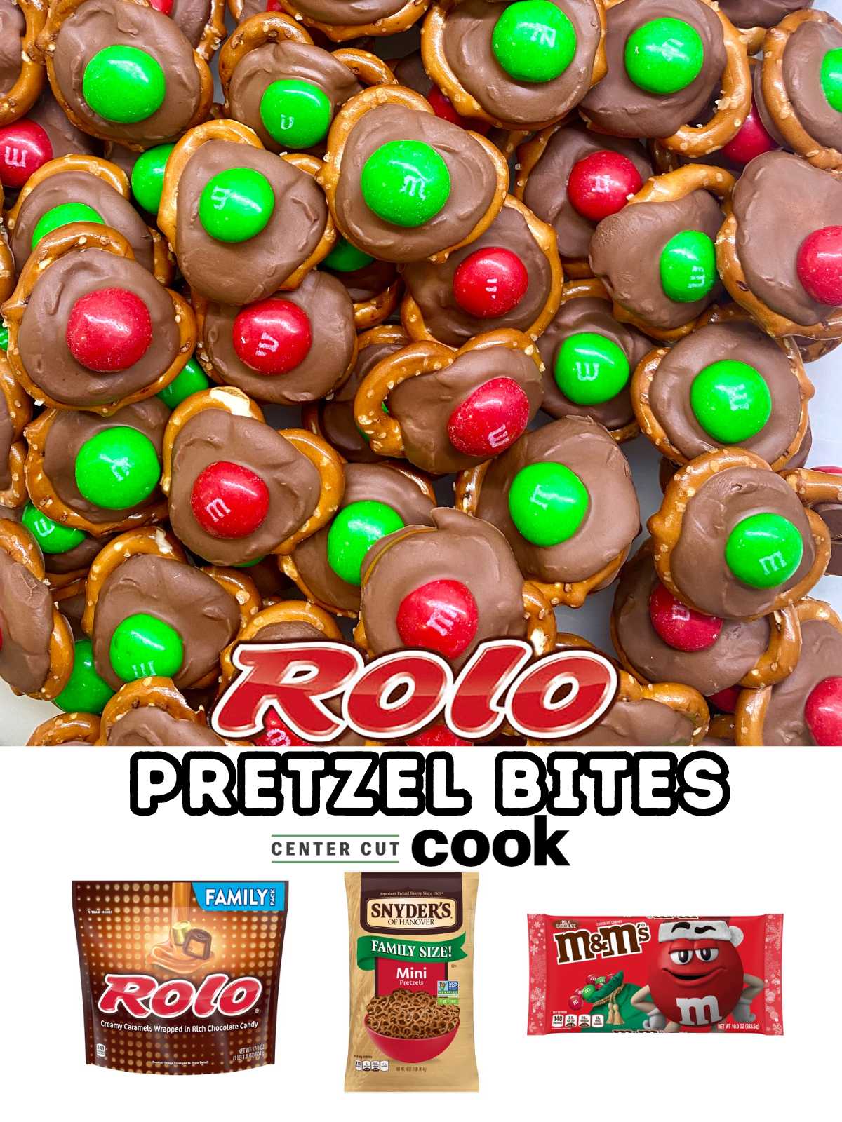 easy rolo pretzel bites