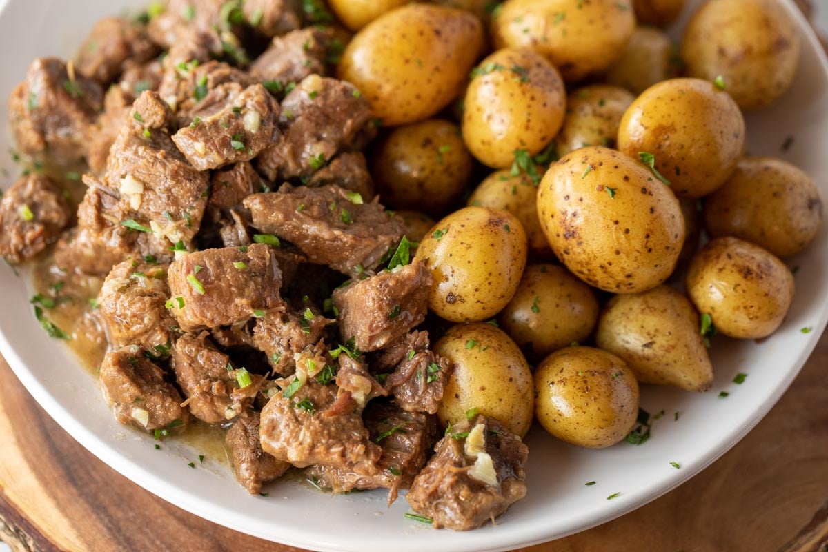 Garlic Butter Steak and Potatoes