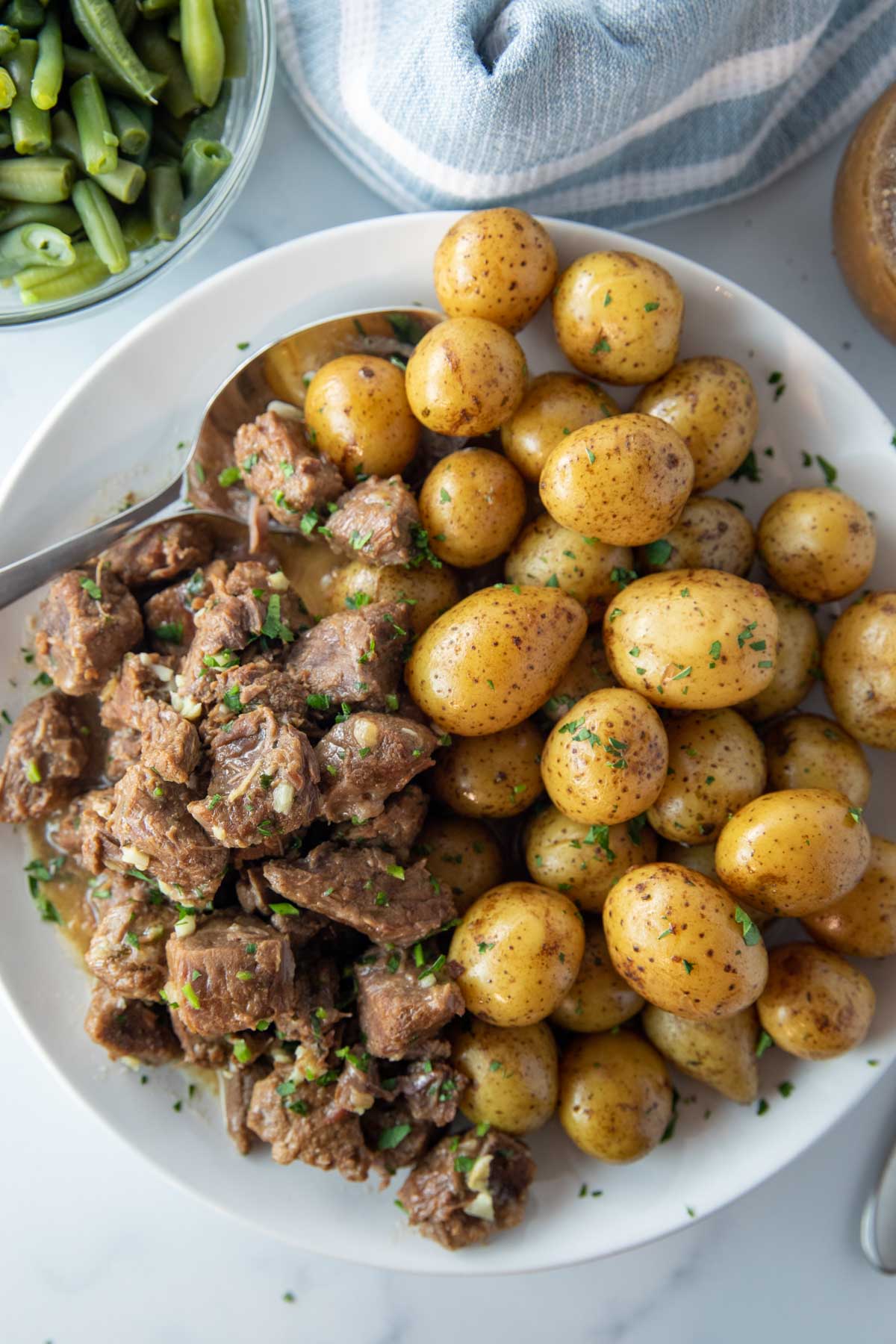 Garlic Butter Steak and Potatoes