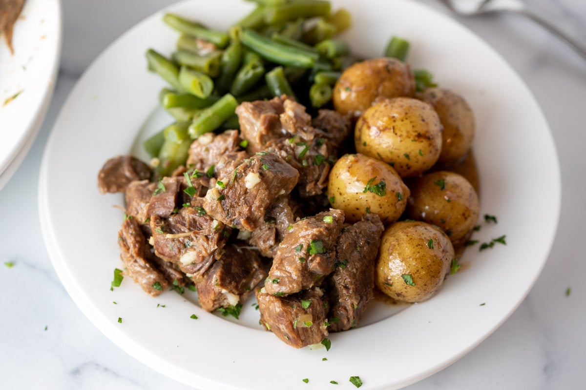 Garlic Butter Steak and Potatoes