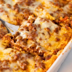 cheesy lasagna