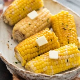 corn on the cob with butter