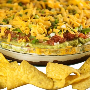Easy 7 layer Mexican Dip