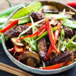 asian beef with vegetables stir fry