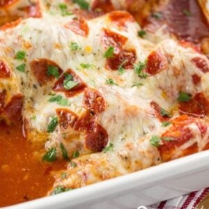 easy pizza chicken bake