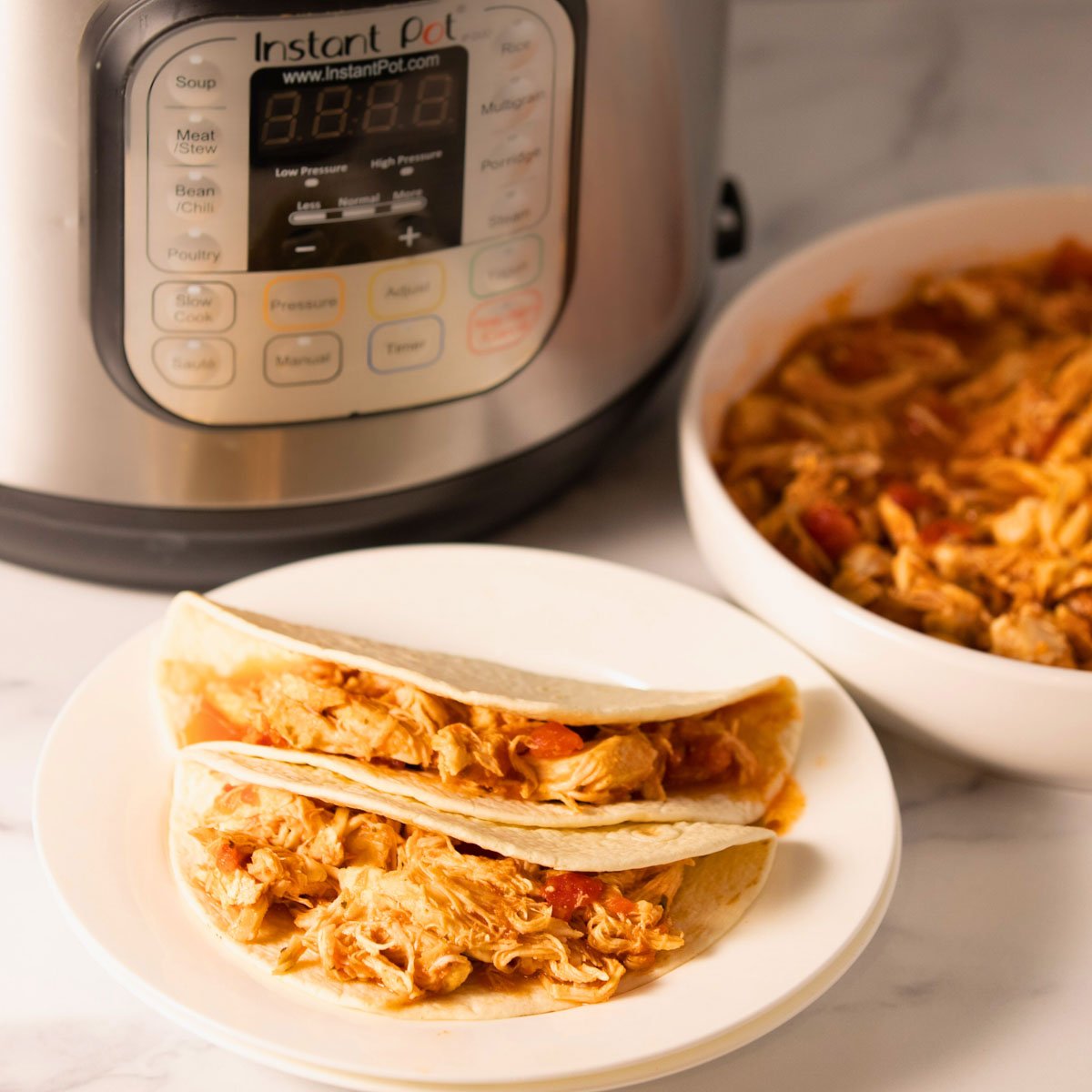 easy instant pot chicken tacos