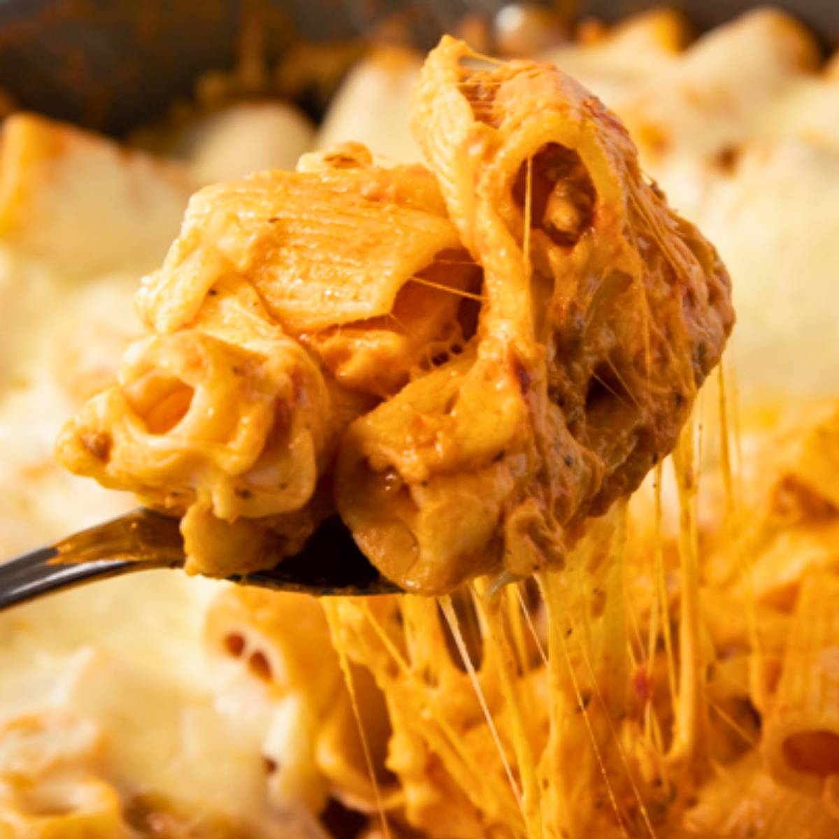 cheesy baked rigatoni