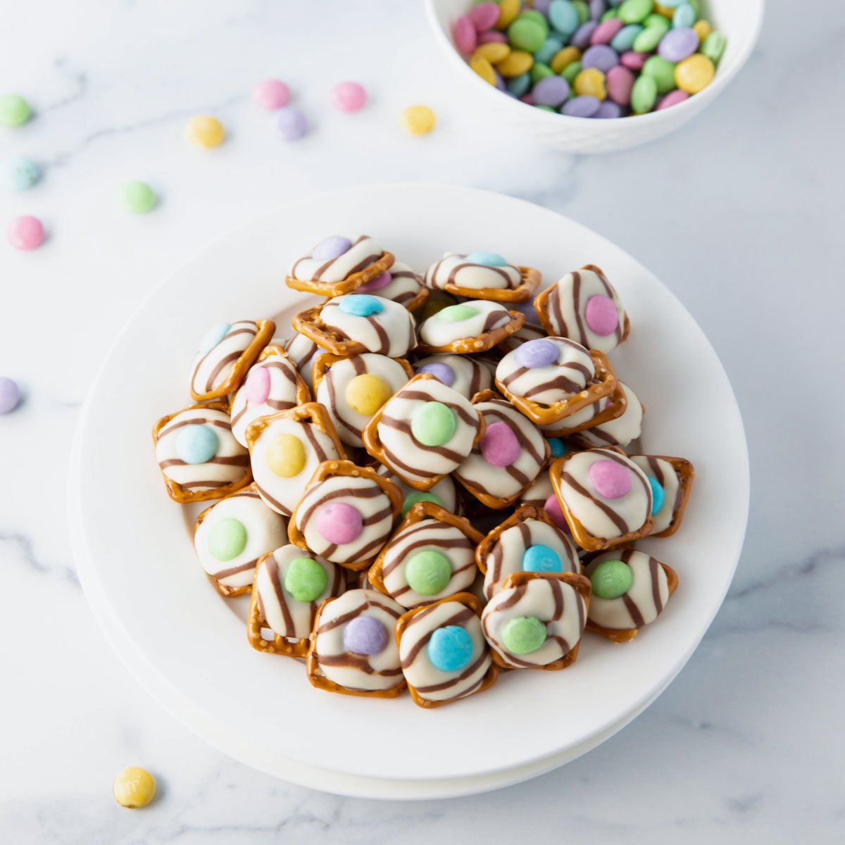 chocolate pretzels for easter