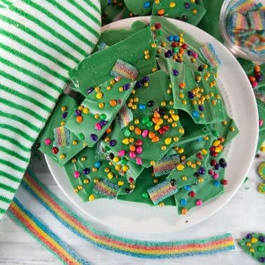 lucky leprechaun bark for st. Patrick's day