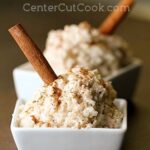 bowl of stovetop cinnamon rice pudding