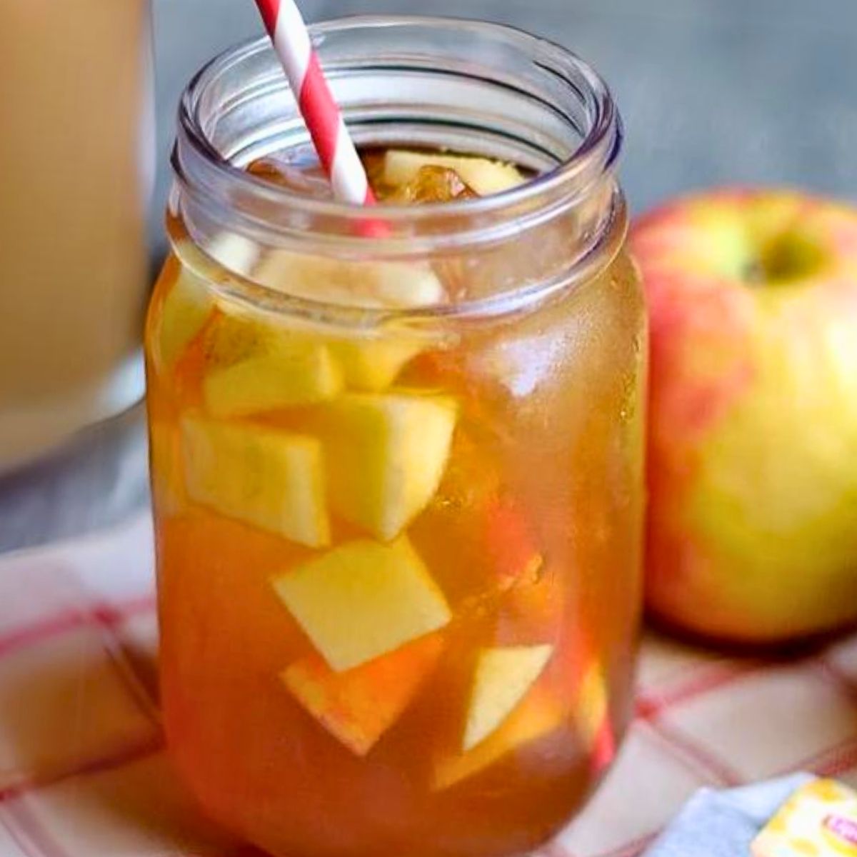 apple cider iced tea