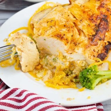 broccoli and cheese stuffed chicken breasts