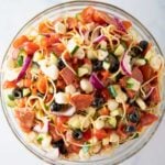Italian spaghetti pasta salad