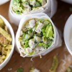 grilled chicken caesar wrap