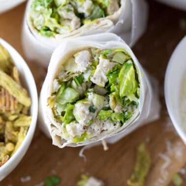 grilled chicken caesar wrap