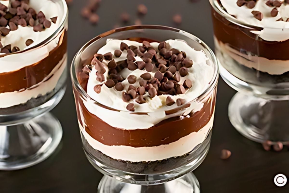 easy chocolate pudding parfaits