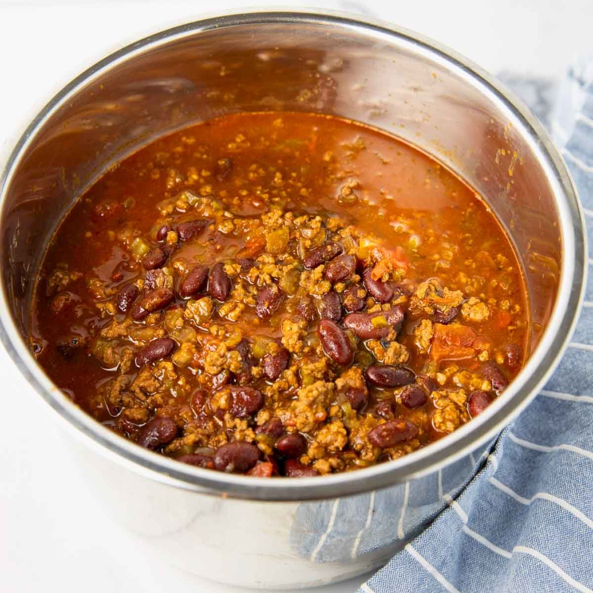 chili in the instant pot