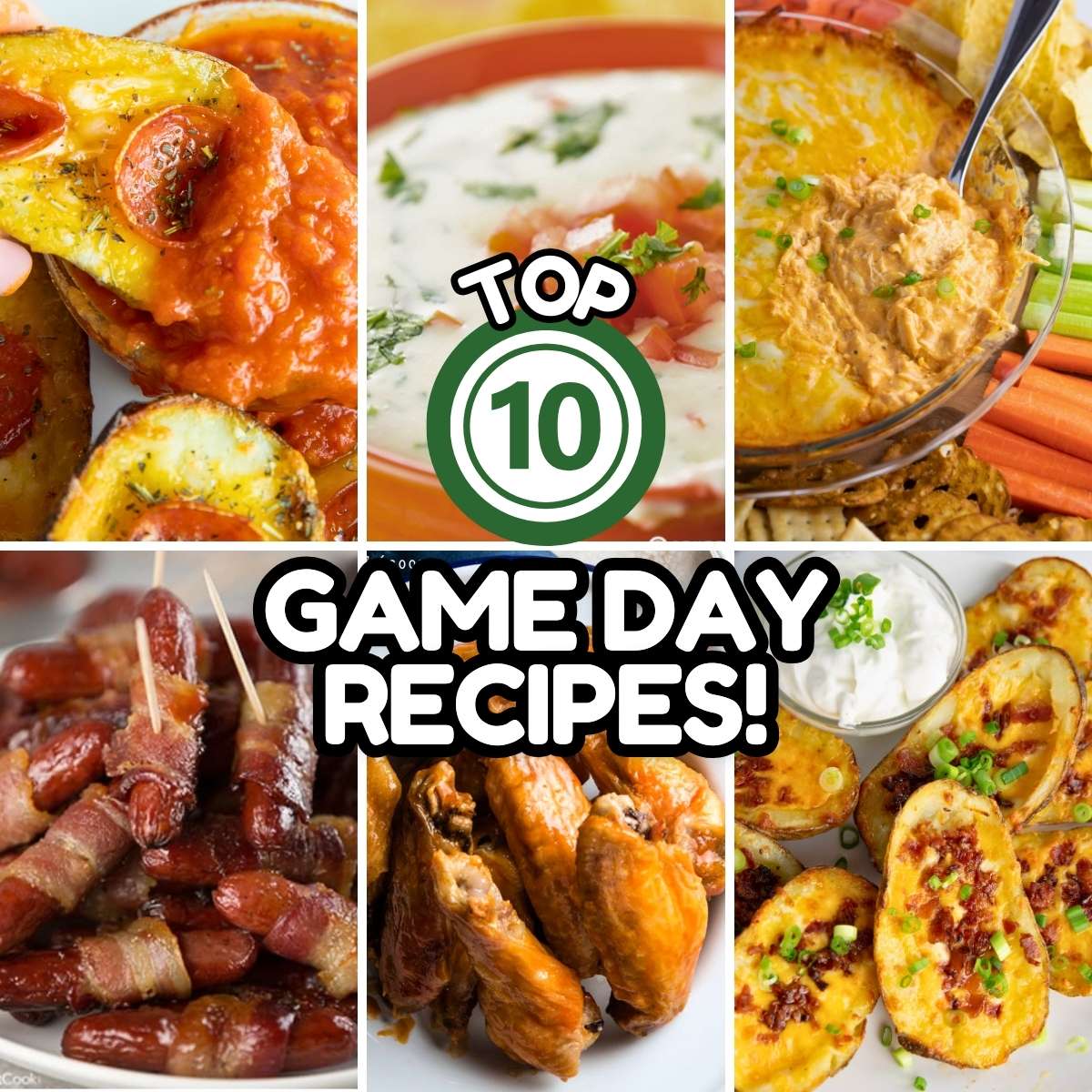 top 10 game day recipes for your super bowl party