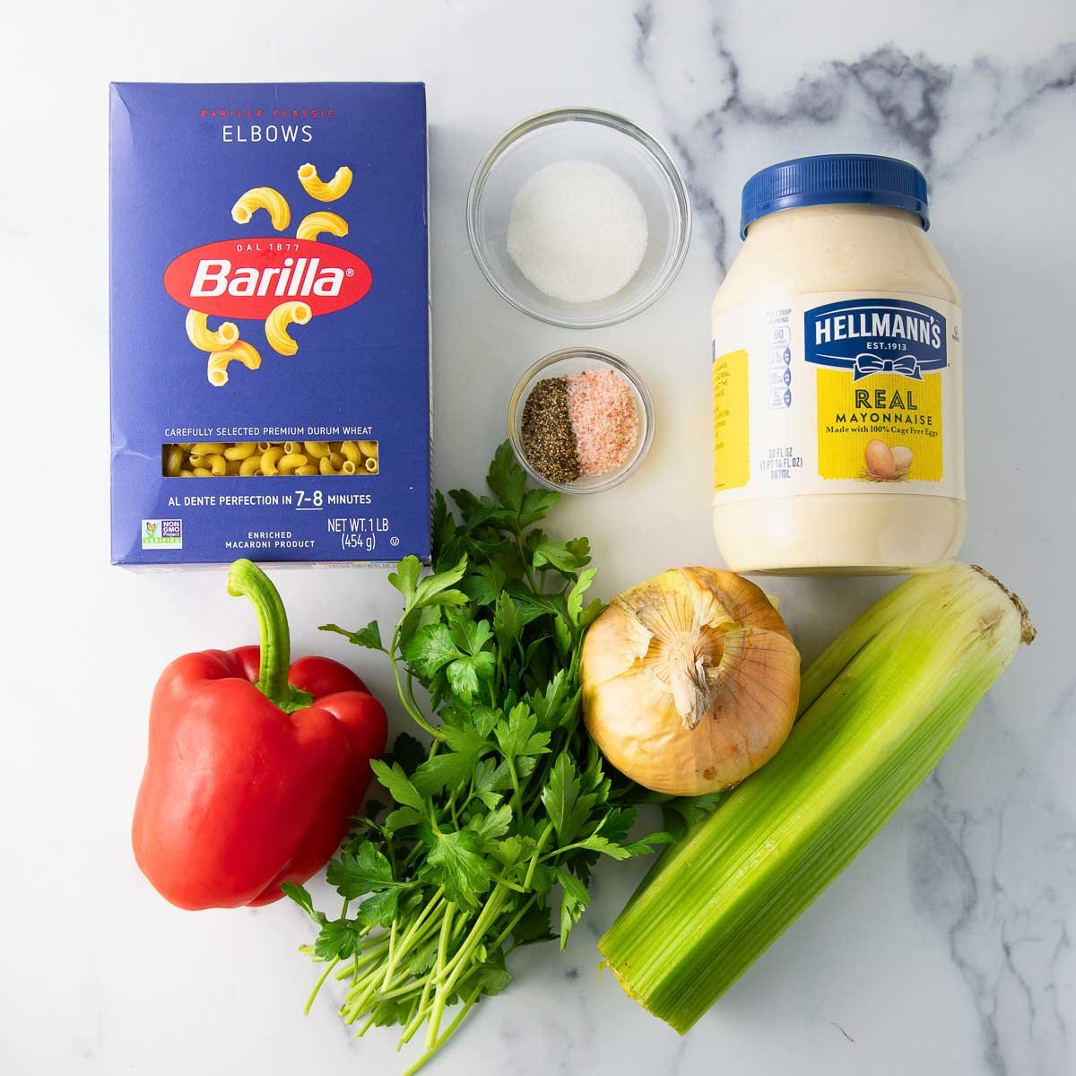 easy macaroni salad ingredients