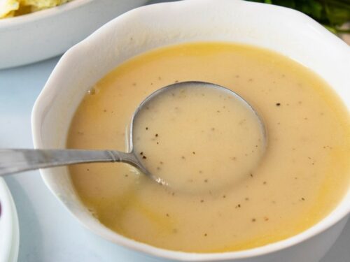 gravy for dressing with cream of chicken soup Easy Chicken Gravy